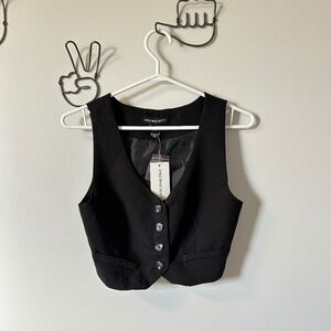 Streetwear Society Button Vest Top